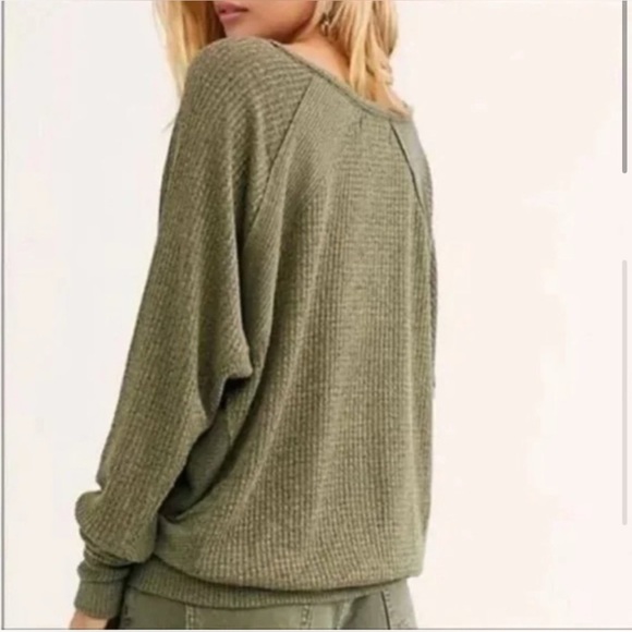 NWOT Free People Santa Clara Thermal - Picture 2 of 9